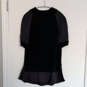 Ted Baker Black and Charcoal Short Sleeve Tunic